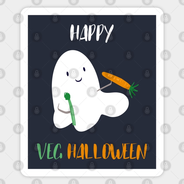 Vegan halloween Magnet by Mimie20